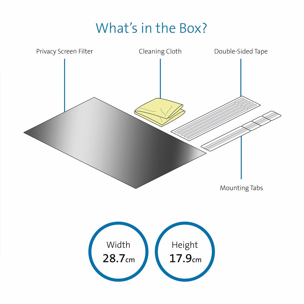 Filter for monitoring the privacy Kensington 626459 13.3 "