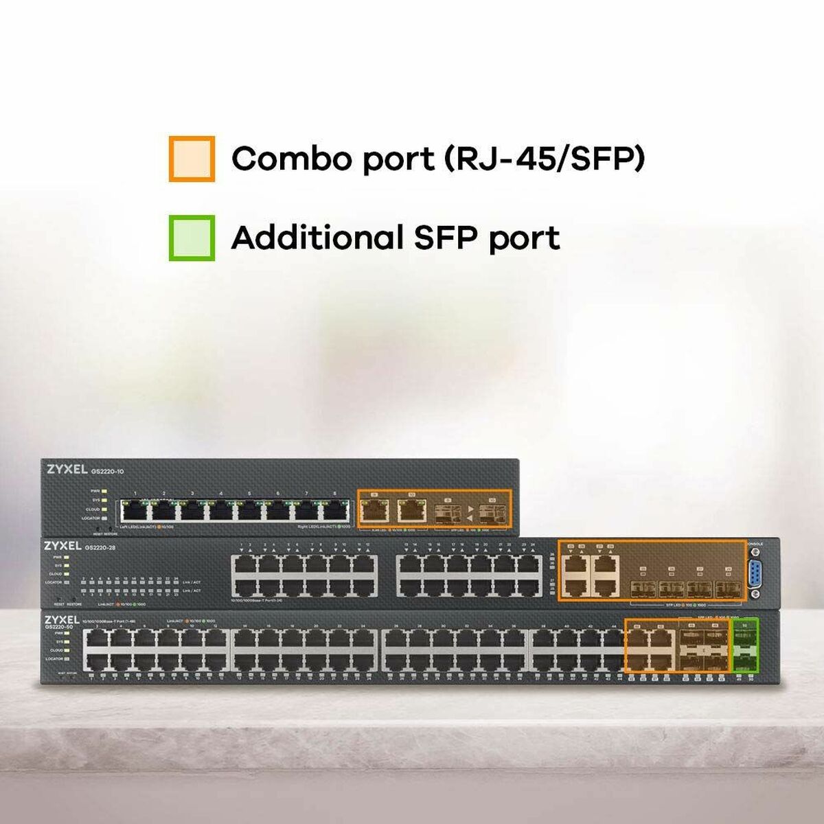 Switch Zyxel GS2220-50-EU0101F 100 Gbps