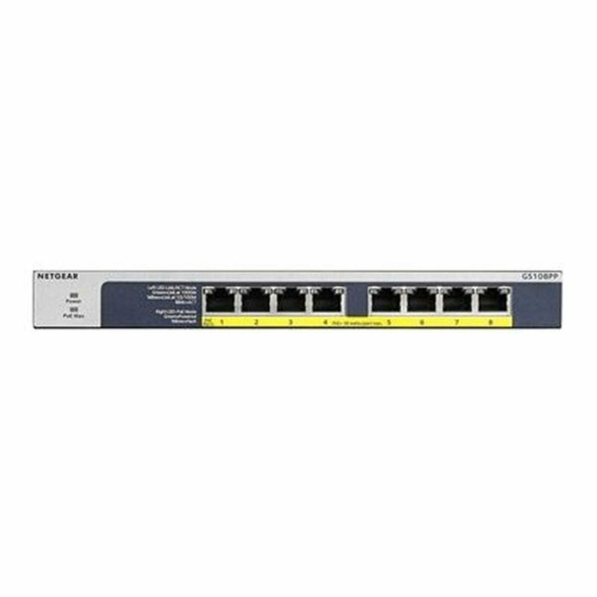 Διακόπτης για το δίκτυο με Control Cabinet Netgear GS108PP-100EUS 16 Gbps