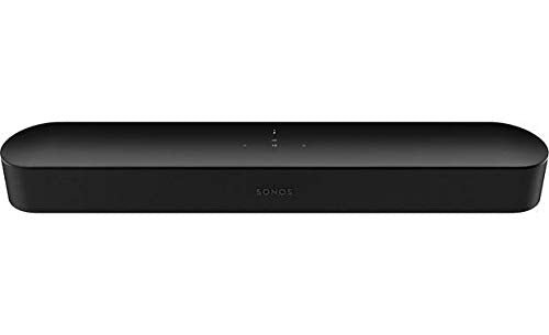 Sonos Beam Smart Soundbar, schwarz – Kompakte TV Soundbar für Fernsehen & Musikstreaming mit WLAN, Alexa Sprachsteuerung, Google Assistant & HDMI ARC - AirPlay kompatibler Musik- & TV Lautsprecher - EDV-Guru (Guru e.U.)