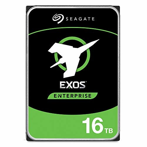 16TB Seagate ST16000NM001G Exos X16, 3.5 "Enterprise HDD, SATA 3.0 (6GB/s), 7200RPM, 256MB Cache, 4.16ms, OEM