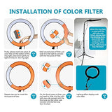 Neewer Ring Light cu set de trepied: 18 inch/45cm în afara 55W 5600k Dimmable LED Dimmable Light cu telecomandă Bluetooth pentru telefonul mobil/camera pentru YouTube Tiktok Autoportret Foto, tatuator, make -up, saloane