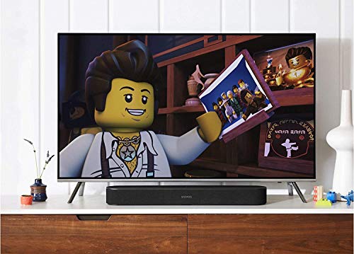 Sonos Beam Smart Soundbar, schwarz – Kompakte TV Soundbar für Fernsehen & Musikstreaming mit WLAN, Alexa Sprachsteuerung, Google Assistant & HDMI ARC - AirPlay kompatibler Musik- & TV Lautsprecher - EDV-Guru (Guru e.U.)