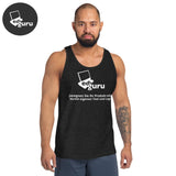 Unisex-Tank-Top Holzkohlenschwarz Triblend / Xs